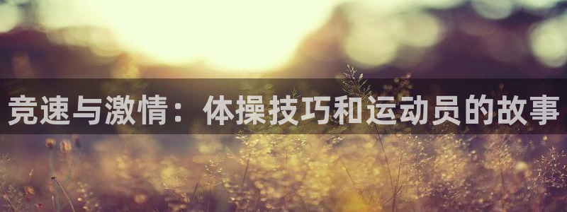 JJB竞技宝官网下载平台是正规平台吗安全吗：竞速与激情：体操