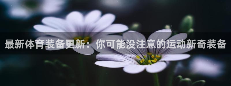 JJB竞技宝官方正版app官网：最新体育装备更新：你可能没注